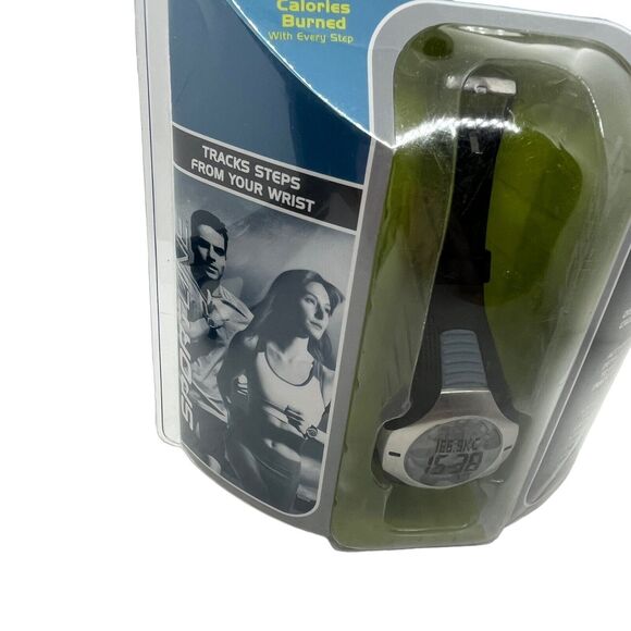 Pedometer Watch Sportline Total Fitness New Sealed 955 Unisex Men Women Vintage - Picture 3 of 14
